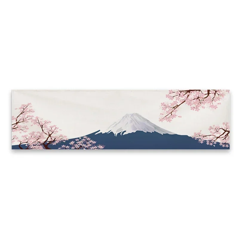 Japanese Horizontal Door Curtain Cuisine Izakaya Sushi Restaurant Kitchen Partition Decorative Curtain Noren 6
