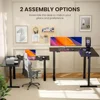Electric L Shaped Standing Desk Dual Motor Height Adjustable 220lb Load Spacious Desk Sit-stand Desk 5