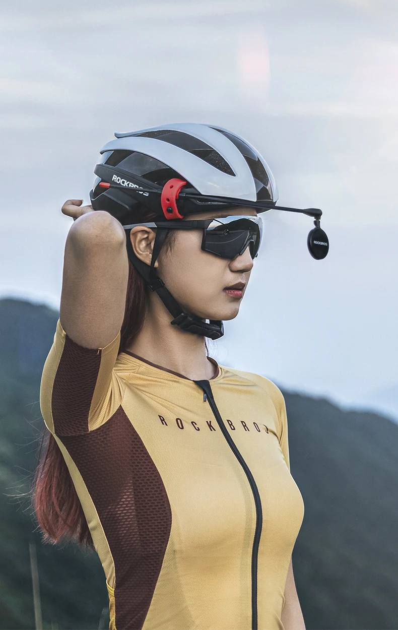 Description Picture 4 of itemROCKBROS Rearview Mirror 360 Degree For Bike Helmet Rotatable Flexible Aluminum Motorcycle Helmet Adjustable Riding Mirror