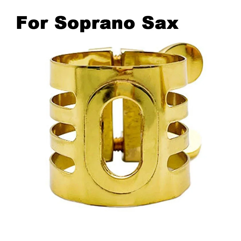 1pc Sax Accessories Flute Head Clip Saxophone Ligature Mouthpiece Clamp Reed Clip Soprano Alto Tenor Sax Clarinet Mouthpiece