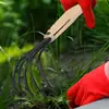Dual Use Small Hoe Farm Garden Tools Small Lawn Rake Weeding Rake Labor-saving Loosening Soil Handheld Hoe 3