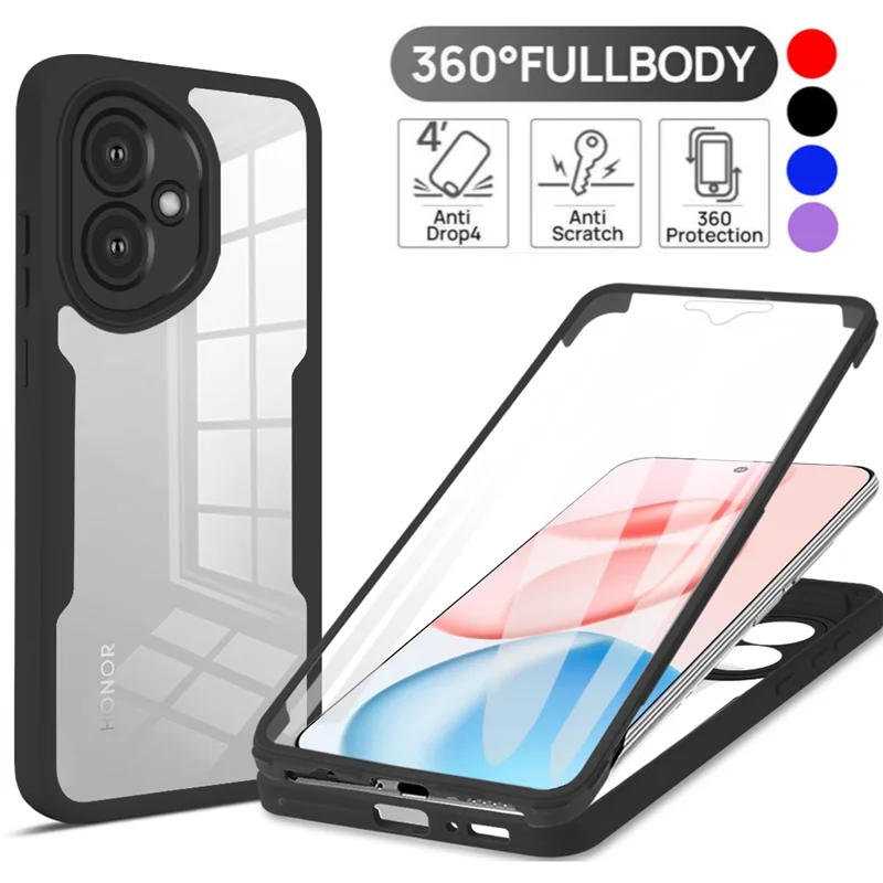 Full Body Shockproof Protective Phone Case with Screen Protector