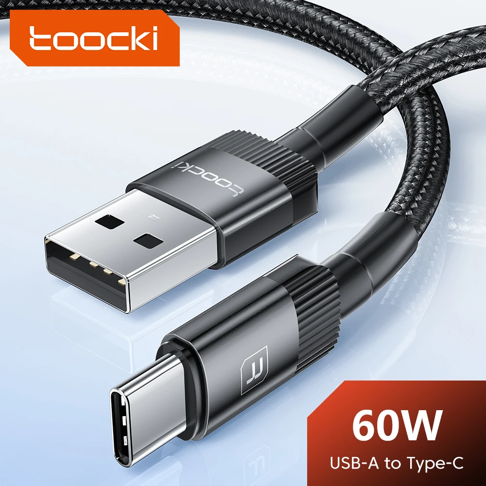 

Toocki 3A USB Type C Cable Fast Charging Charger Cable USB A To Usb C For Samsung Xiaomi Huawei Oppo Oneplus Poco Ipad Data Cord