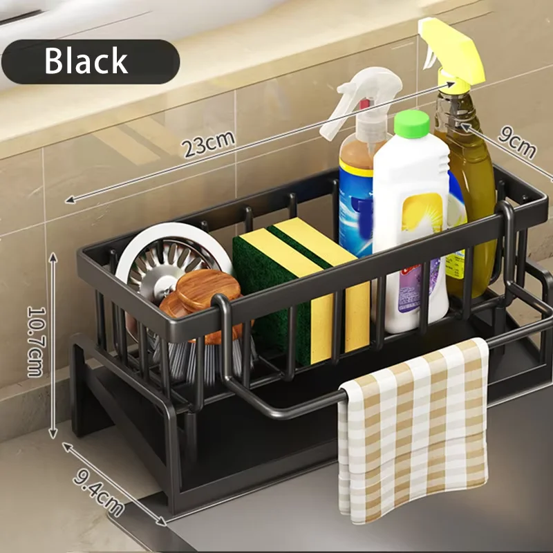 Kitchen drain rack sink bowl plate chopstick storage rack pool thickened hole-free water filter basket multi-function rag,kitchen storage rack,dish drying rack,sink drain rack,under sink storage rack,kitchen drain basket,under sink organizer