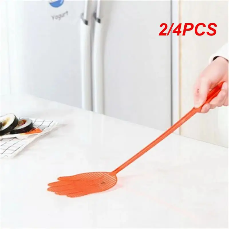 

2/4PCS Plastic Fly Swatters Telescopic Extendable Fly Swatter Prevent Pest Mosquito Tool Flies Trap Retractable Swatter Garden