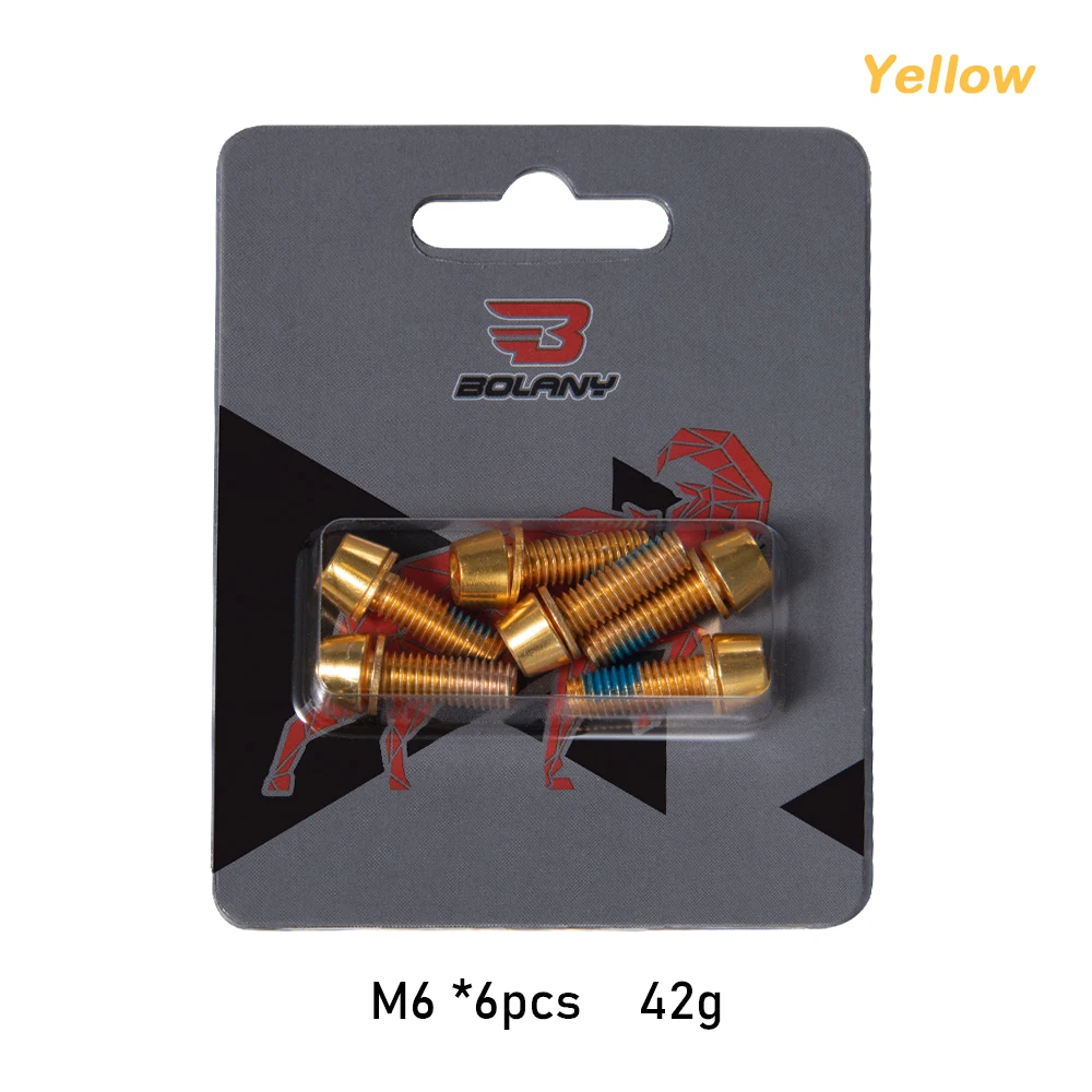 Potence De Velo,6 Pièces M5 * 18mm Vélo Guidon Vis En Acier Inoxydable