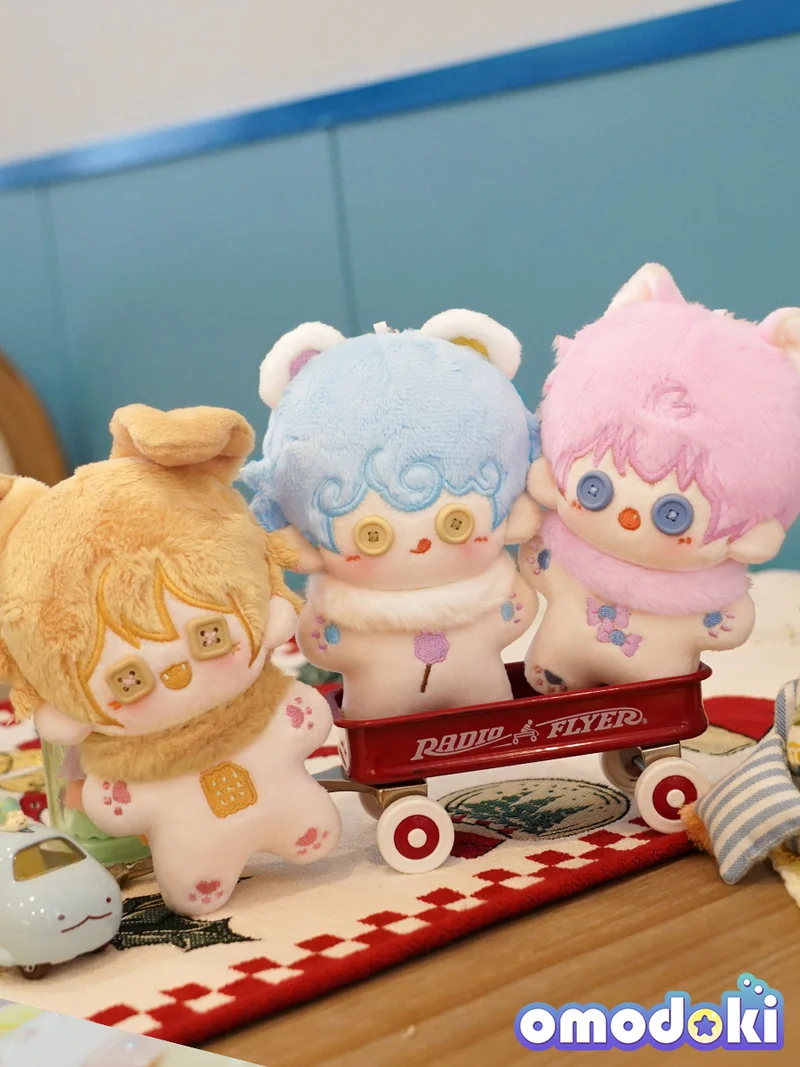 Omodoki Original 10cm Cotton Doll No Attributes Cute Button Eyes