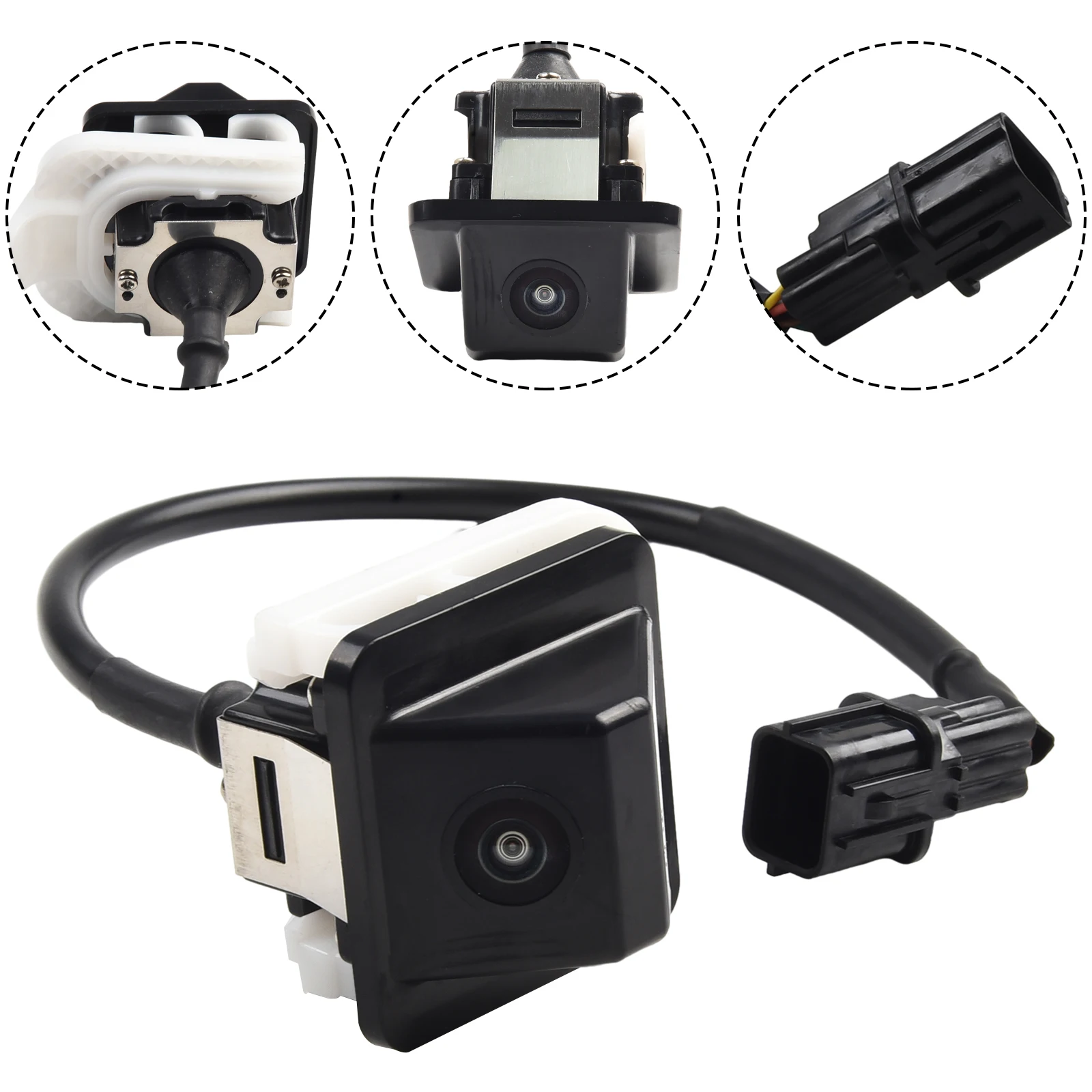 

2014-2015 Practical Durable Car Reversing Camera ABS+electronic Components Reversing Camera 1pc Black Brand New