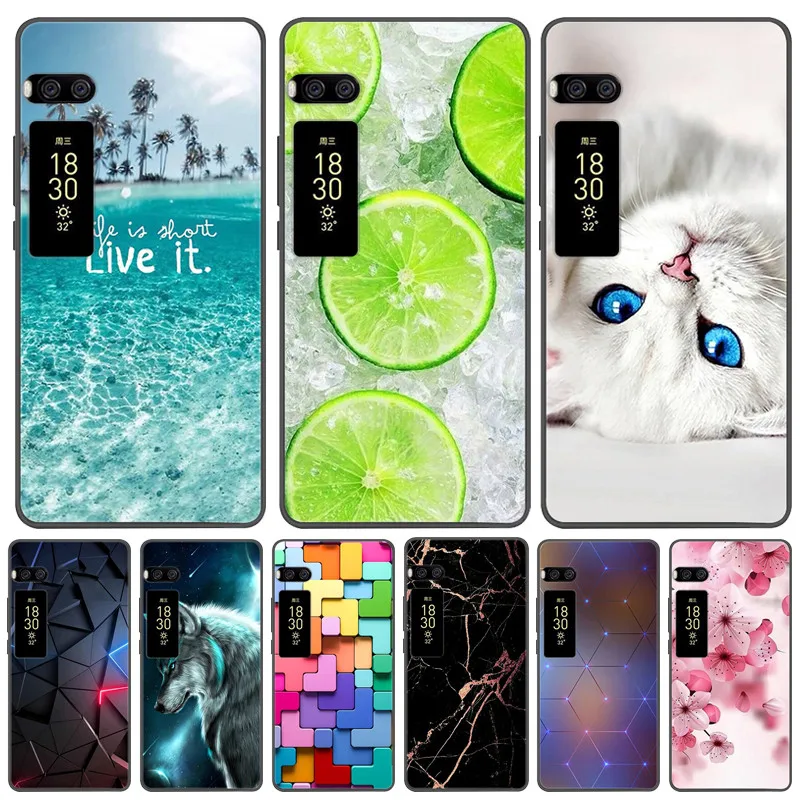 Marble Wolf Cute Silicone Soft TPU Phone Cover Case