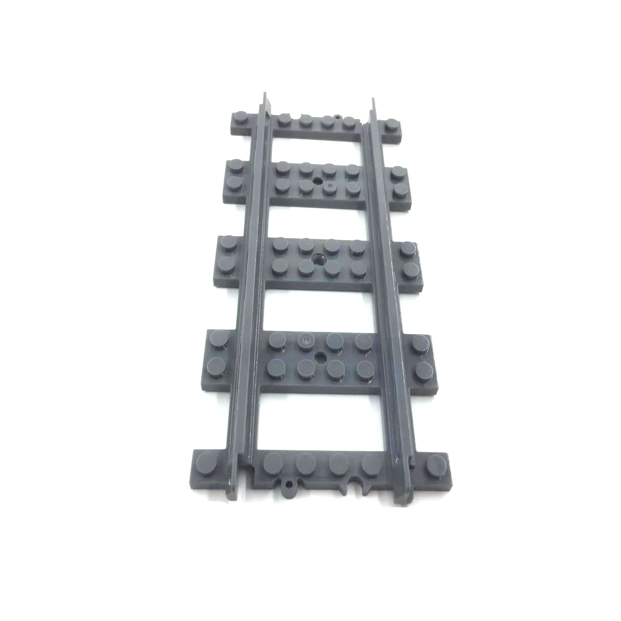50Pcs/Lot City Trains Train Track Rail Straight Rails Technical Building Blocks Set Bricks Model Kids Classic Toys For Children 3