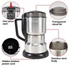400W 304 Stainless Electric Grinder Eight Page Blade Electric Fast Grinding Multifunction Smash Machine Rice Beans Home Blender 6