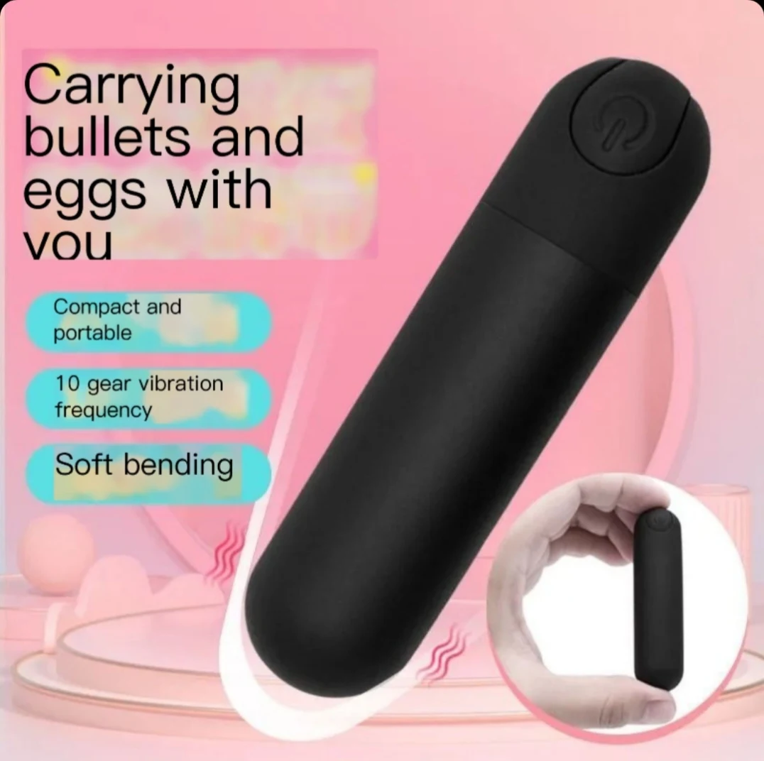 

USB Charging Bullet Head Jumping Egg Ten Frequency Strong Vibration Jumping Egg Women's Masturbation Mini Massage Vibration Fun