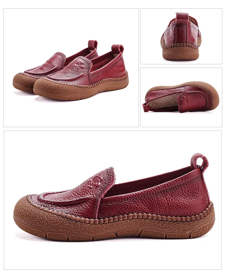 Neue Geprägte Rosen-Ballerinas, Schicke Flache Mokassins für Damen, Elegante Schuhe, Fahr-Loafer, Damenschuhe 2025 Flats – Detail 28
