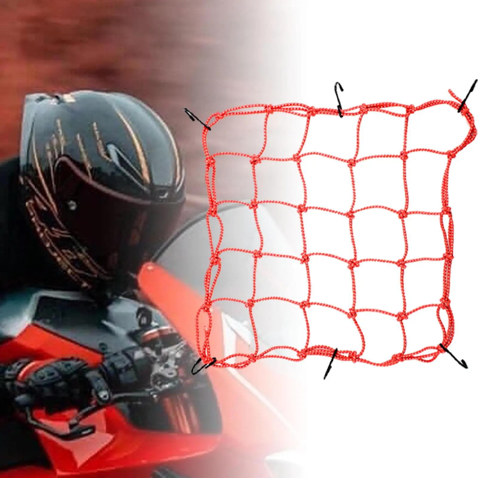 Motorcycle Cargo Net Storage Organizer for Cycling Bike Motorbike