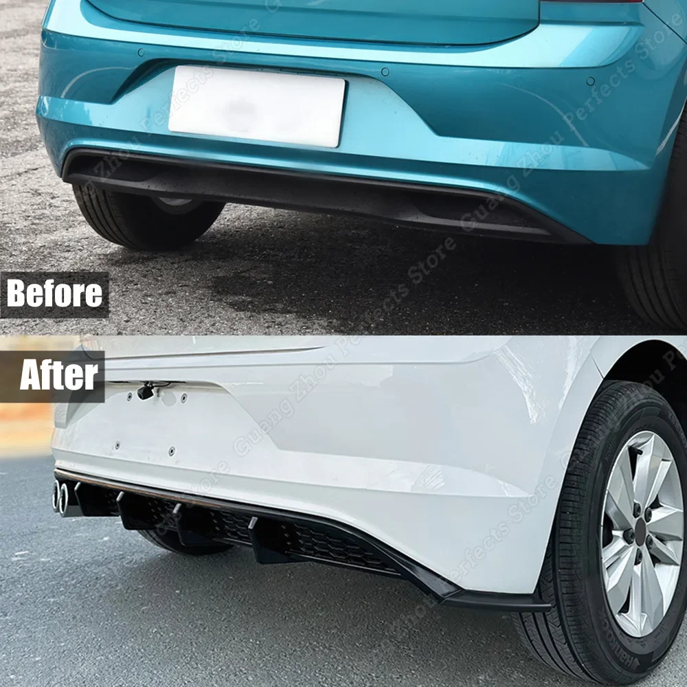 Racig Rear Bumper Diffuser for VW Polo MK6 2017-2021 Pre