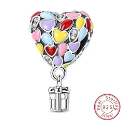 Red Series Sterling Silver Charm - Suitcase, Wine, Heels & Cherry Design (KTC1642)