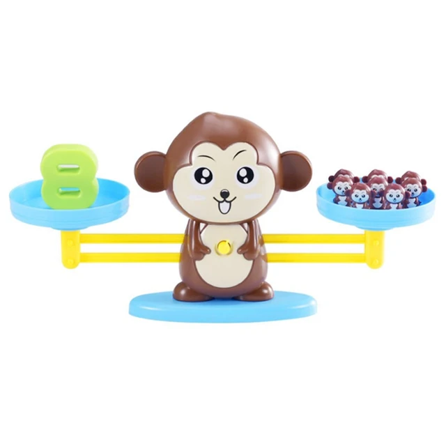 Educational Math Toy Smart Monkey Balance Scale Kids Toy Digital Number Board Game Educational Learning Toys Teaching Material 6