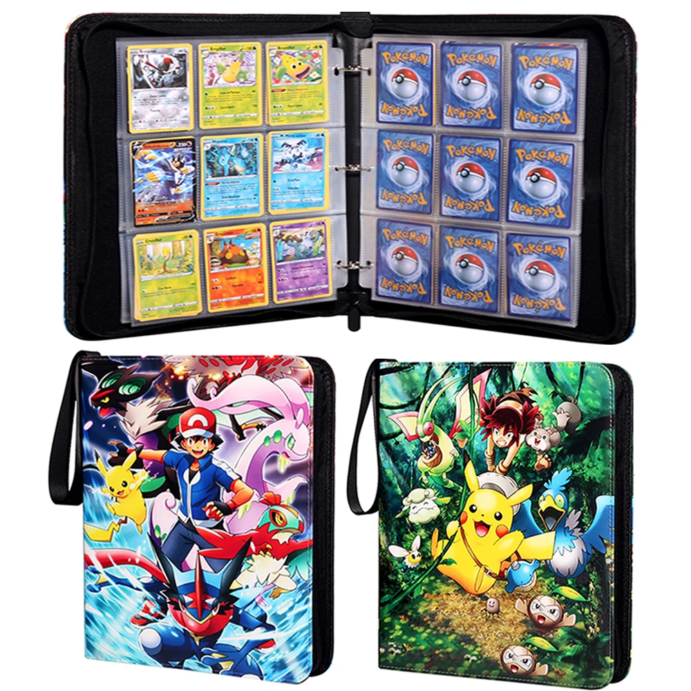 900Pcs Karte Pokemon Album 9 Pokemon Zipper Binder Ordner Tasche