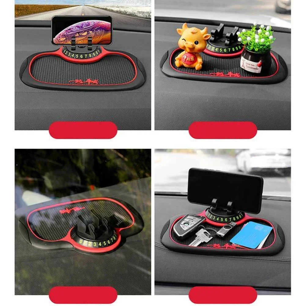 Multifunction Car Anti-Slip Mat Auto Phone Holder Universal Multifunction Car Dashboard Mat with Phone Holder in Car