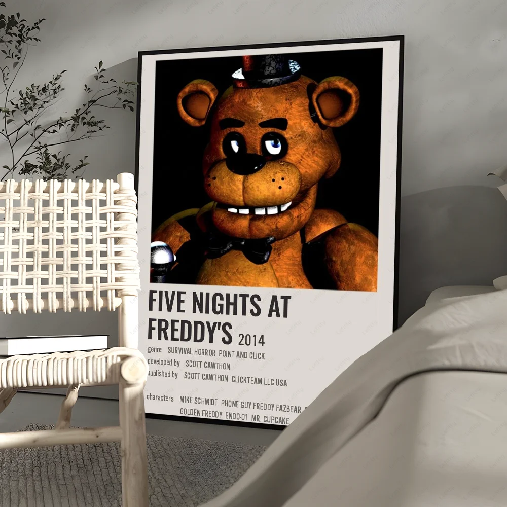 Five Nights at Freddy's Classic Poster Wall Art Print - Stylish Home Decor & Gift