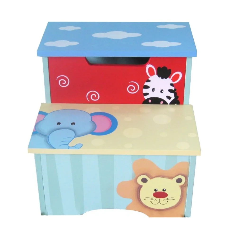 Funnel Joseph Boys Blue Animal Step Stool 3