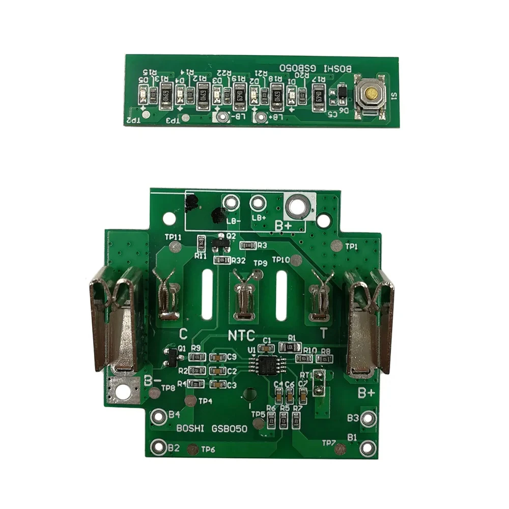 5X21700 BAT618 Custodia in plastica per batteria agli ioni di litio BMS PCB Circuito di protezione di ricarica Shell per Bosch 18V BAT610 BAT609 SCATOLA - immagine 6