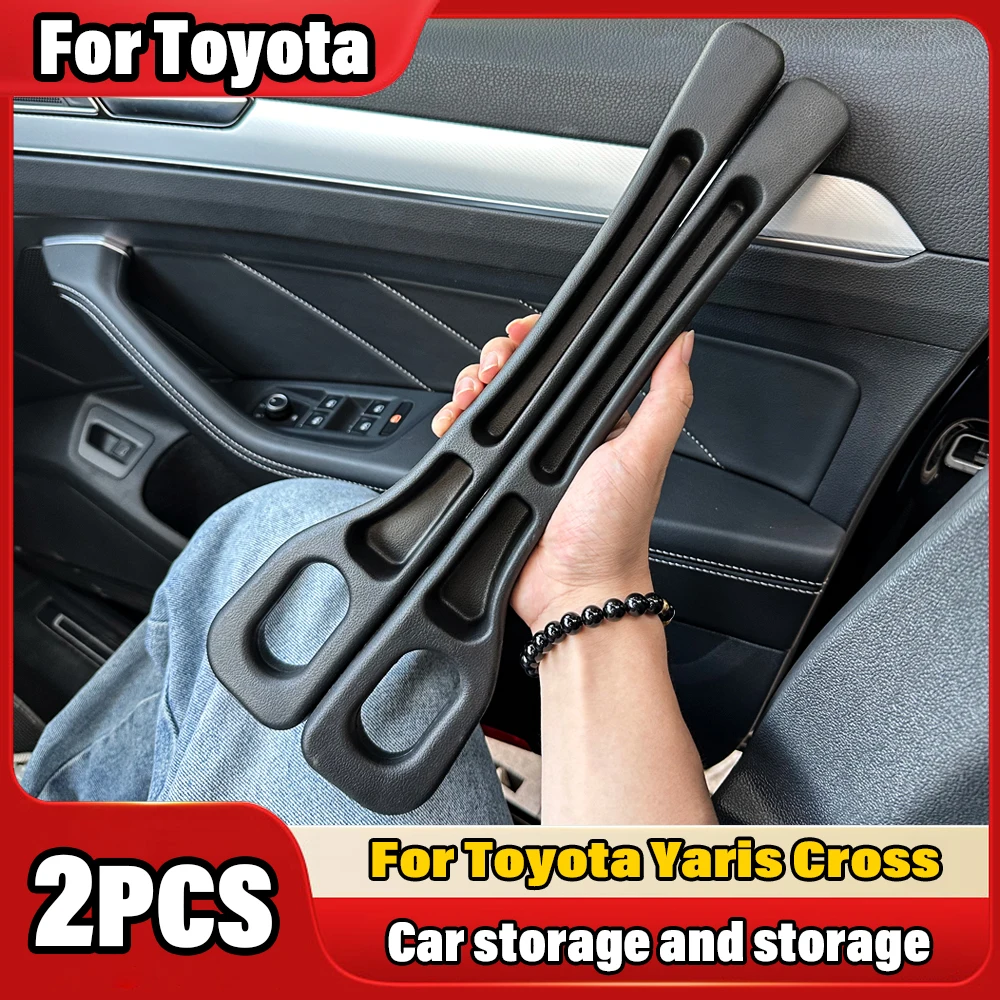For Toyota Yaris Cross Hybrid Car Seat Gap Anti-leak Stopper Strip Slot Seat Gap Storage Organizer