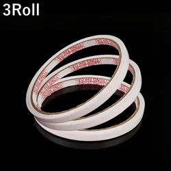 Premium Double - Sided Strong Adhesive Tape for Gifts, Wrapping, and Craft Supplies (3 Rolls)