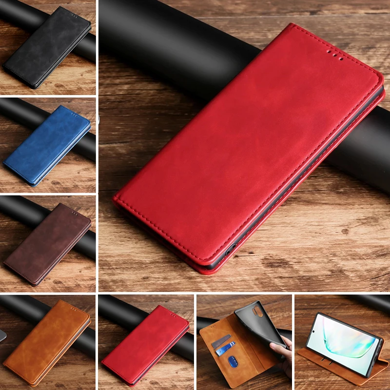 Premium PU Leather Flip Phone Case with Magnetic Wallet Cover