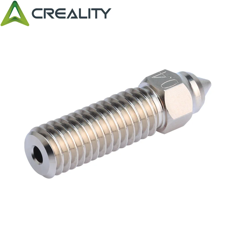 CREALITY K1 깍지 경화 강철 도금 구리 고온 내마모성 3D 프린터, 0.2, 0.4, 0.6, 0.8, 1.0, 1.2mm, 6 개