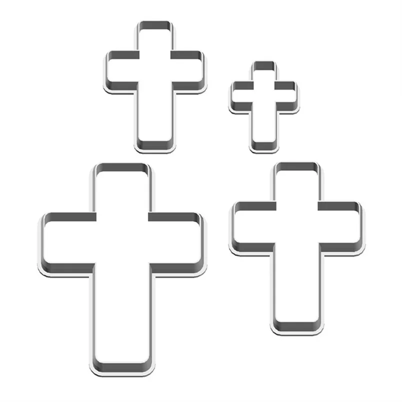 Description Picture 4 of itemFour Specifications Cartoon Gift Little Blessing,Small Cross,Plastic Molds,Cake Fondant Tools,Cookie Sushi and Fruits Cutters