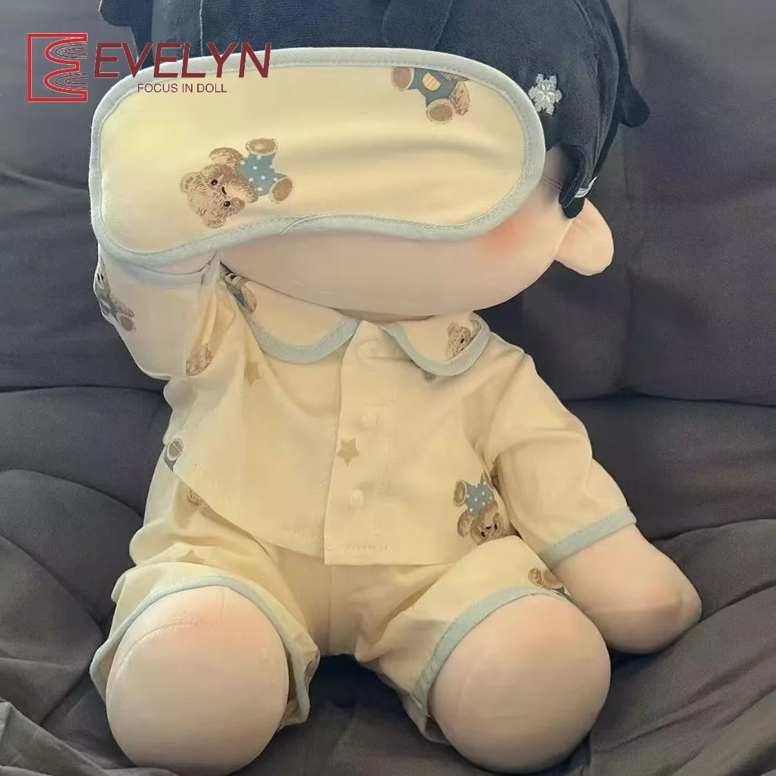 Evelyn 40cm Cotton Sitting Doll Pajama Set Plush Doll Accessories Love and Deepspace Xavier Zayne Rafayel ralayo Sylus Caleb