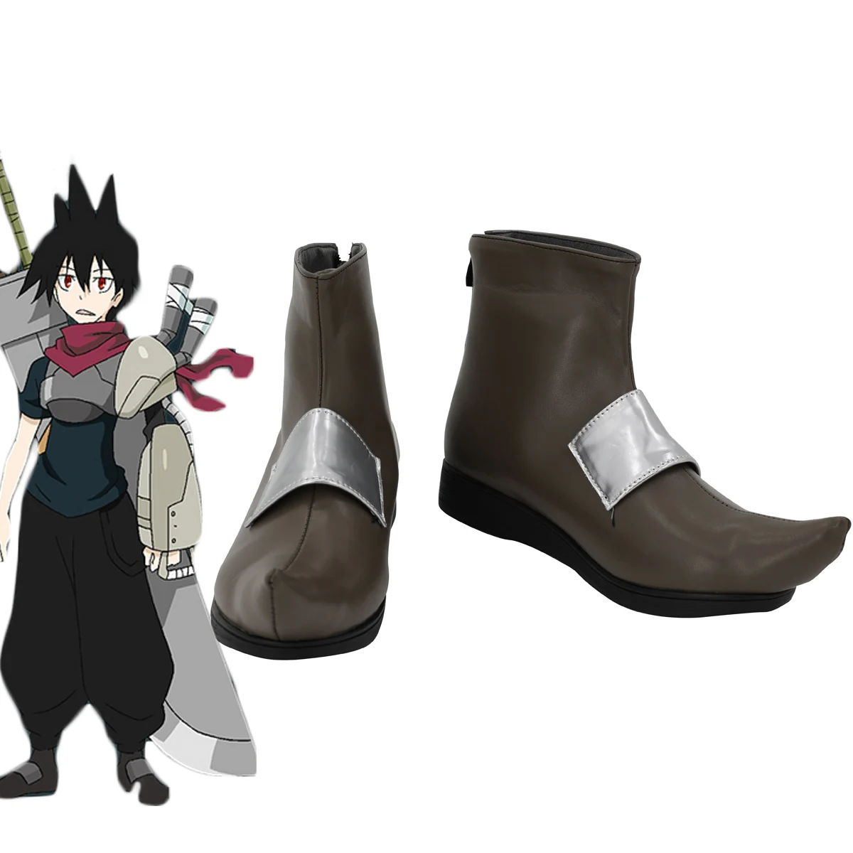 

Сапоги для косплея Senyuu Ros, коричневые ботинки на заказ, любого размера для мальчиков и девочек