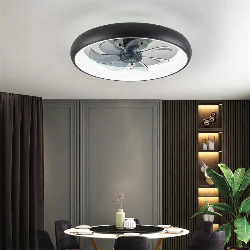 Modern Ceiling Fans Lamp Led Fan Light RC Dimmable Summer Winter Energy Conservation Fan Lamps 6 Level Luminaire Home Appliance