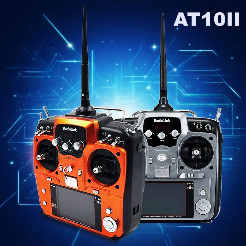Radiolink AT10II 2.4GHz 12 canaux Émetteur RC avec récepteur R12DS