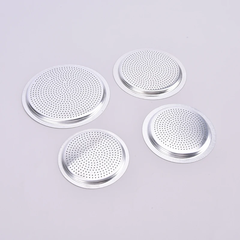 Coffee Pot Silicone Seal Ring 3 Silicone Gaskets 1Pc Aluminum Filter Moka Pot 3/6/9/12 Cup Moka Express Coffee Bottle Replacement