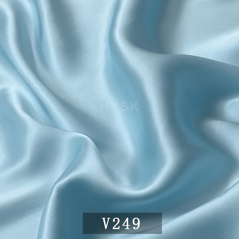 Mulbery Satin Silk Fabric 100 DIY natural chinese charmeuse material for dress per meter sewing fabric