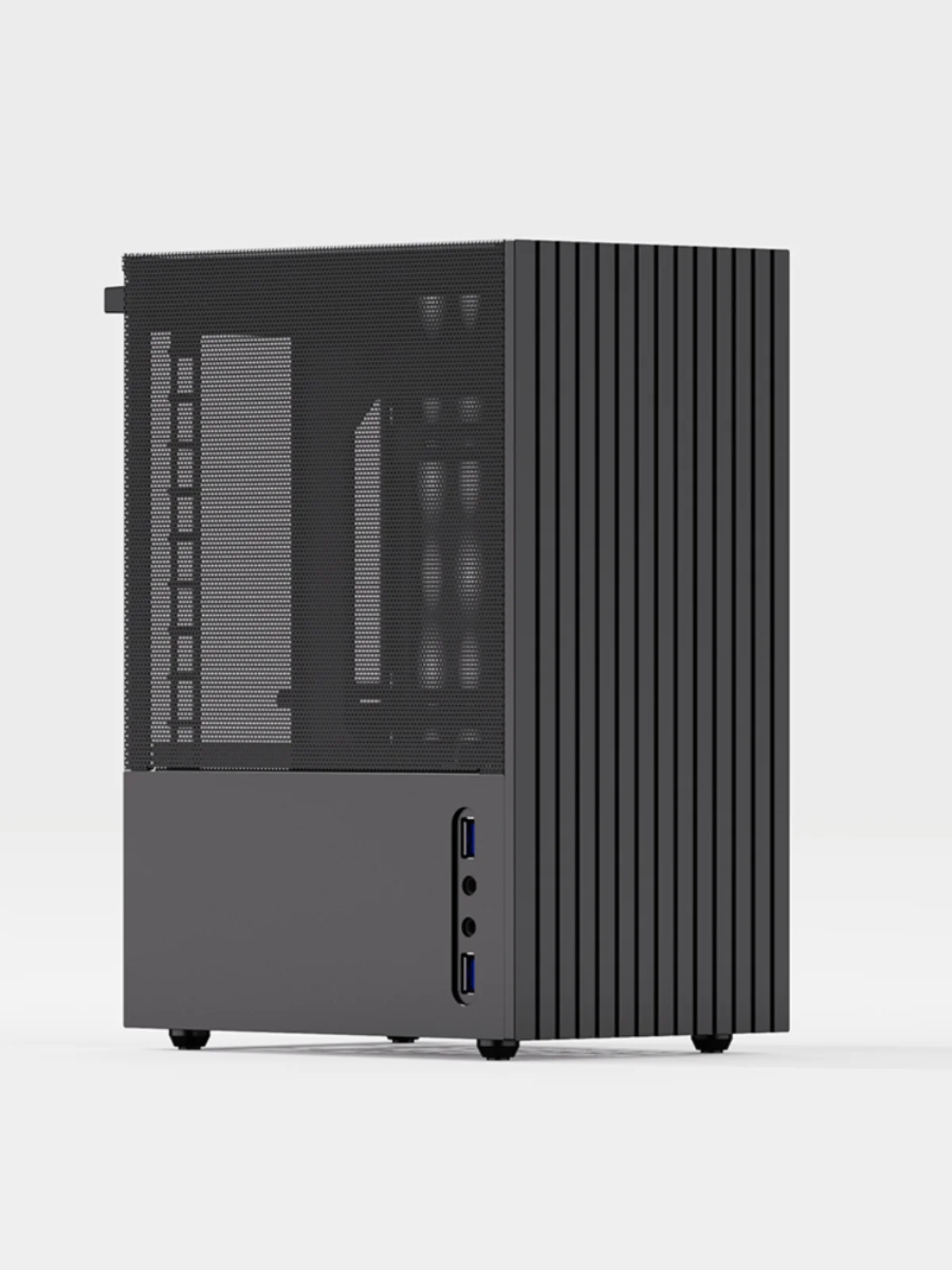 ITX chassis 7L aluminum alloy cnc120 water-cooled portable mesh black SFX desktop computer