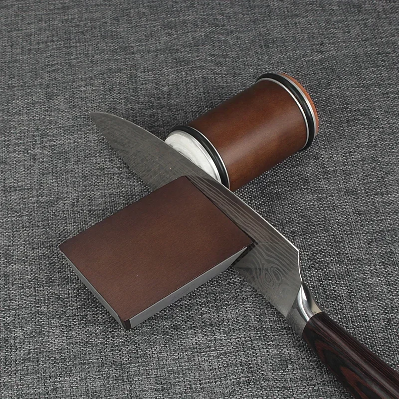 회전 나무 롤러 나이프 숫돌, 주방 연삭 시스템, 4 각도, 15 °, 18 °, 20/22 °