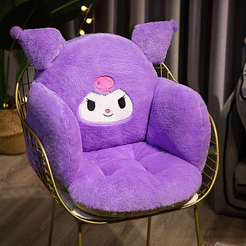 Sanrio Kuromi Mymelody Kawaii Cute Cushion Backrest One Chair Cushion  Office Stool Cushion Cartoon Futon Fart Cushion - Movies & Tv - AliExpress