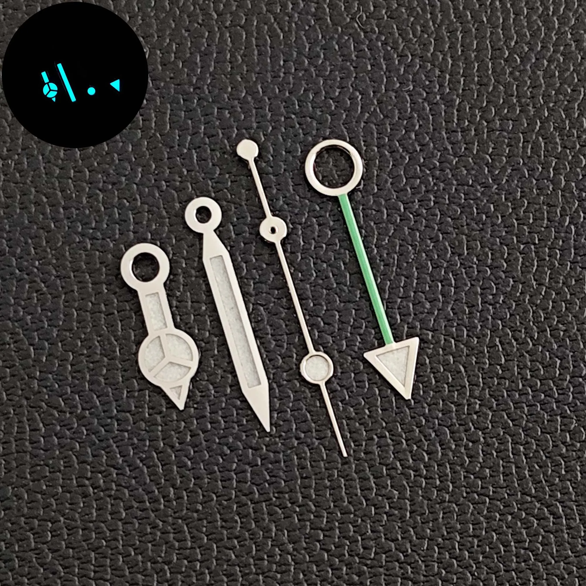 Blue green lumens suitable for NH34 GMT watch pointer set NH34 automatic movement watch pointer replacement accessories