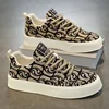 Canvas Sneakers Men Fashion Spring Autumn Casual Platform Lace Up Flats Shoes Non-slip Wear-resistant Men's Sports Shoes