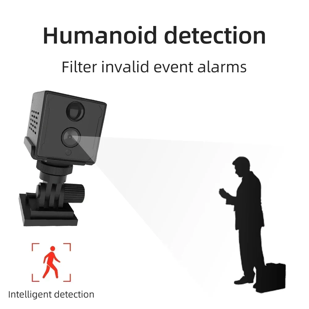 PEGATAH Mini Wifi Security Camera 2MP Hidden IP Camera 1600mAh Big Battery Low Power Voice Intercom CCTV Camera Okam APP