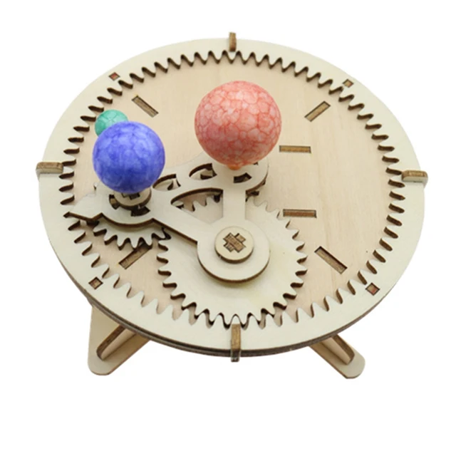Science Toys Solar System Model Astronomy Sun Earth Moon Planet Experiment Educational Toy for Children STEM Kit 5
