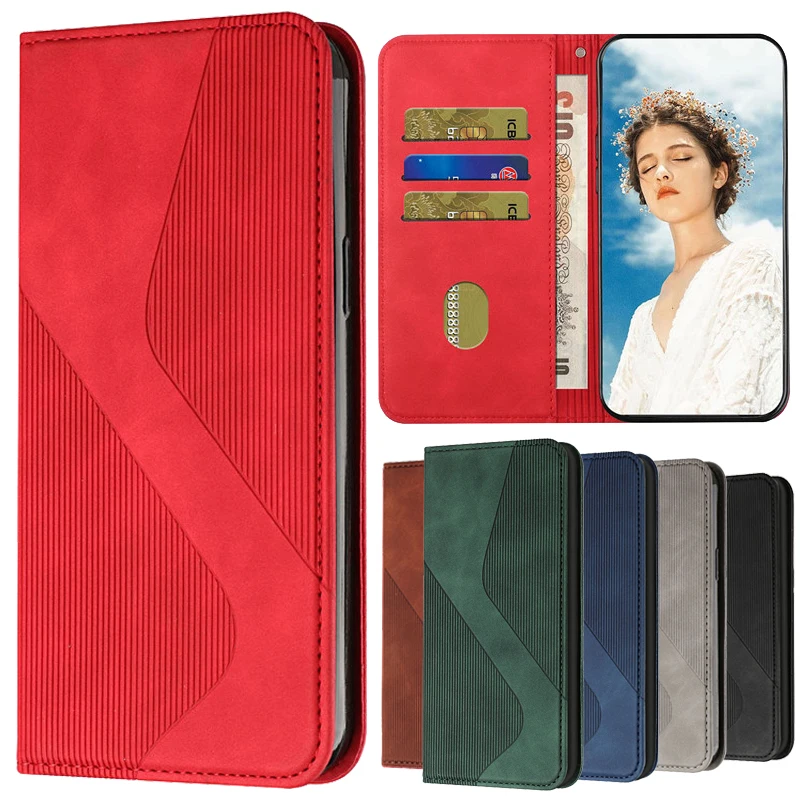 

Магнитный кожаный чехол для Nokia G21, чехлы для NokiaG21, G11, G 21, G11, NokiaG11, кожаный чехол-бумажник, S-образный чехол