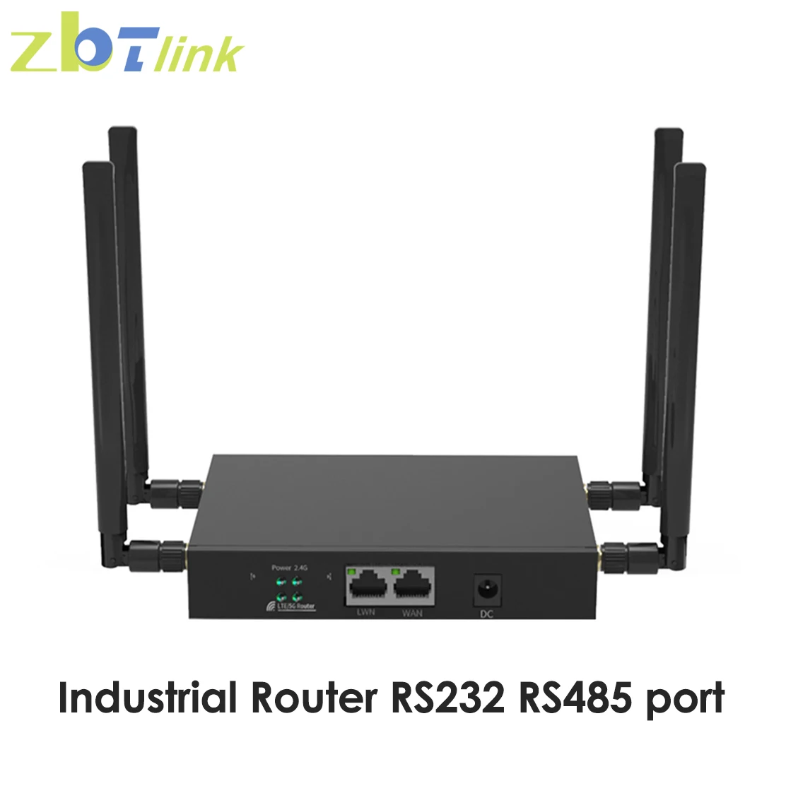 

Zbtlink Openwrt 4G LTE Router SIM Card 300Mbs Industrial Intelligent Flow Control RS232 RS485 Port WAN LAN 9-36V DTU Wifi Router