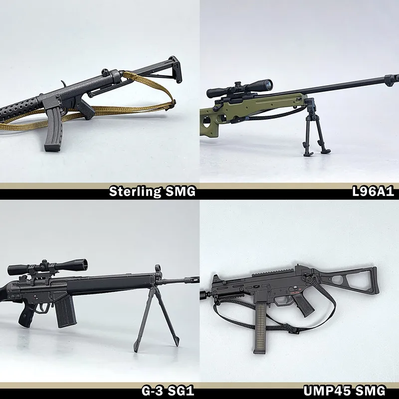 NEW-1-6-Sterling-SMG-L96A1-G3-SG1-UMP45-SMG-Soldier-Weapon-Model-for ...