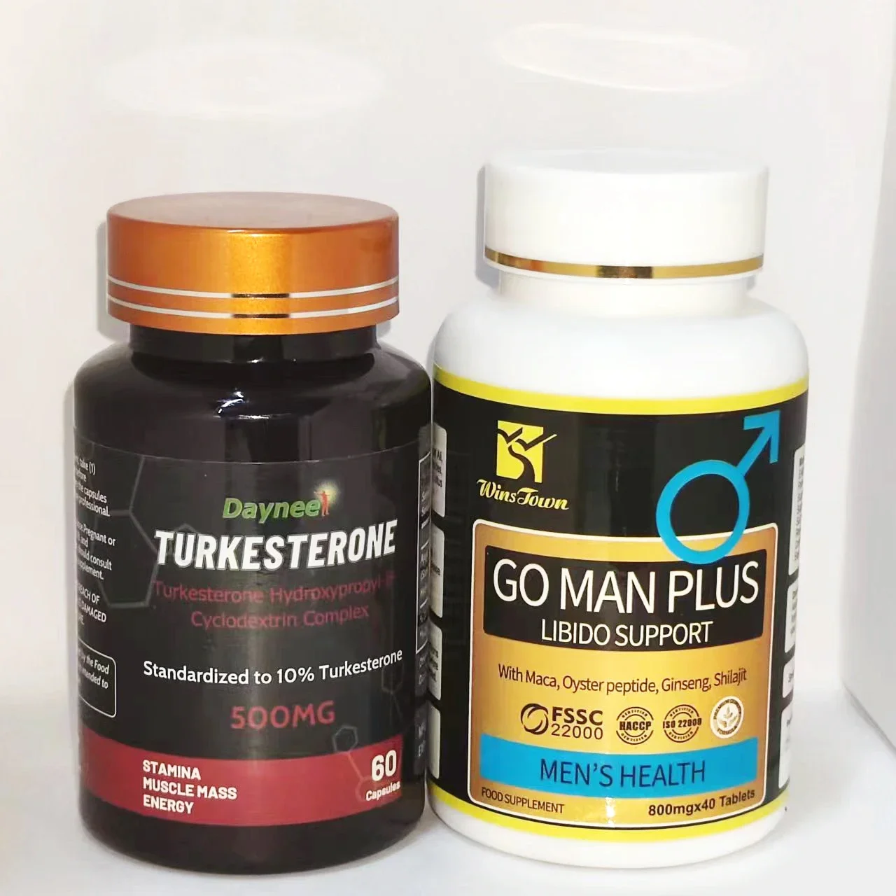 

1Bottle Turkesterone Capsule Mass Gainer + 1 Bottle Maca 40 Pills Men health food