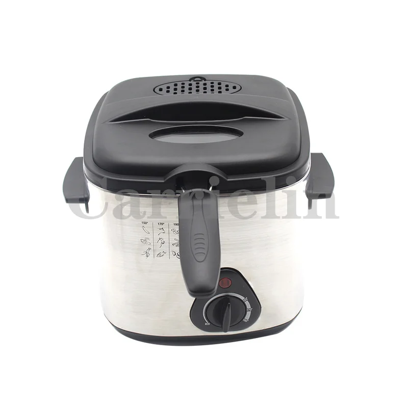 Household 1.5L Small Deep Fryer Electric Fryer French Fries Chicken Wings Multifunctional Electric