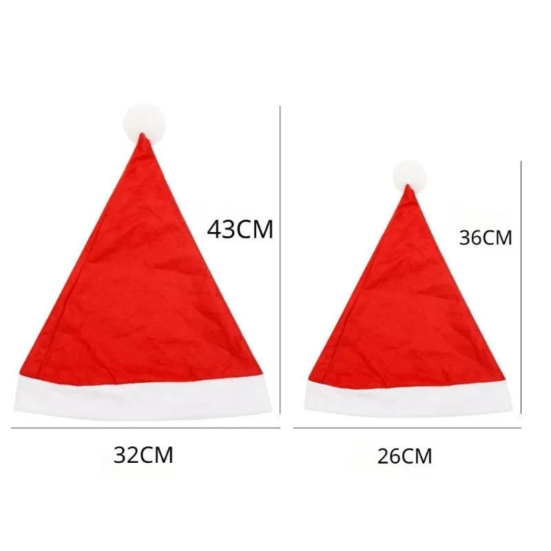 Christmas Hat Adult Kids Cozy Thickened Warm Hat Christmas Party Dress Up Costumes New Year Decoration Gift For Children